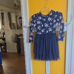 Carter’s Unicorn Floral Tulle Dress Size: 7